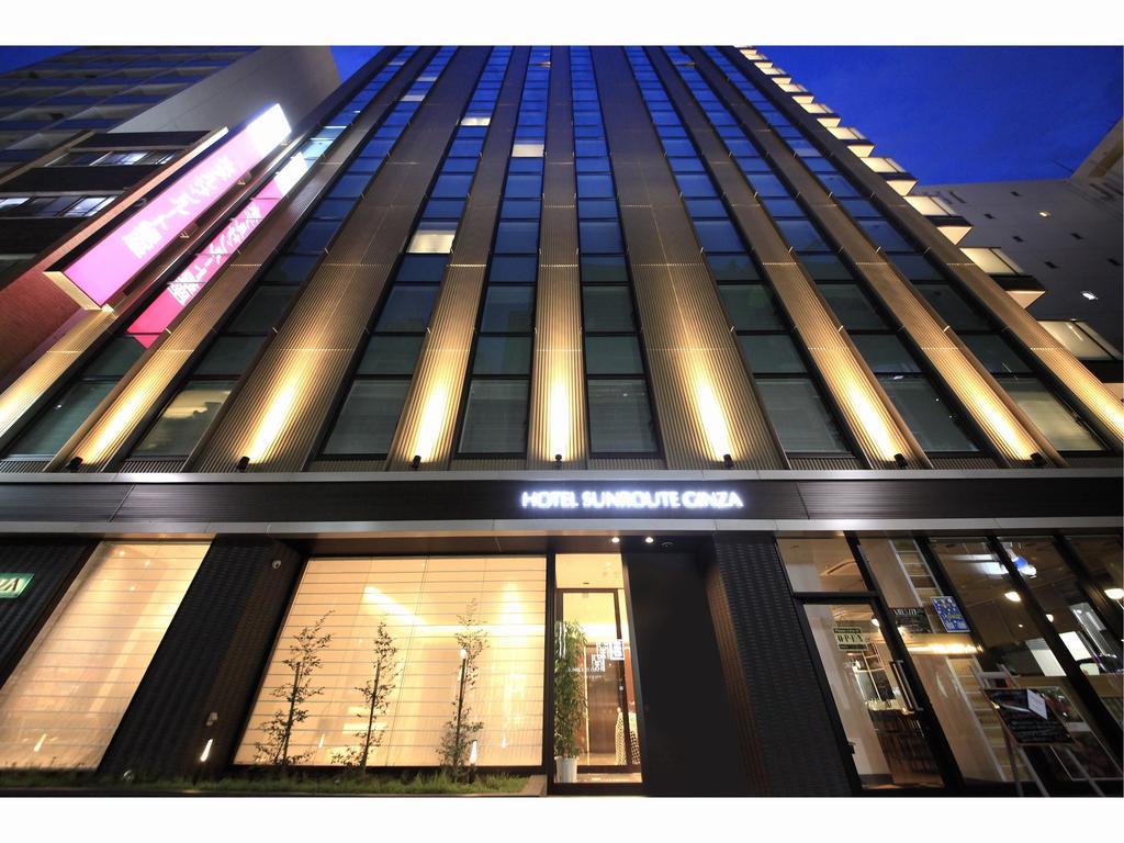 Hotel Sunroute Ginza Tokió Kültér fotó